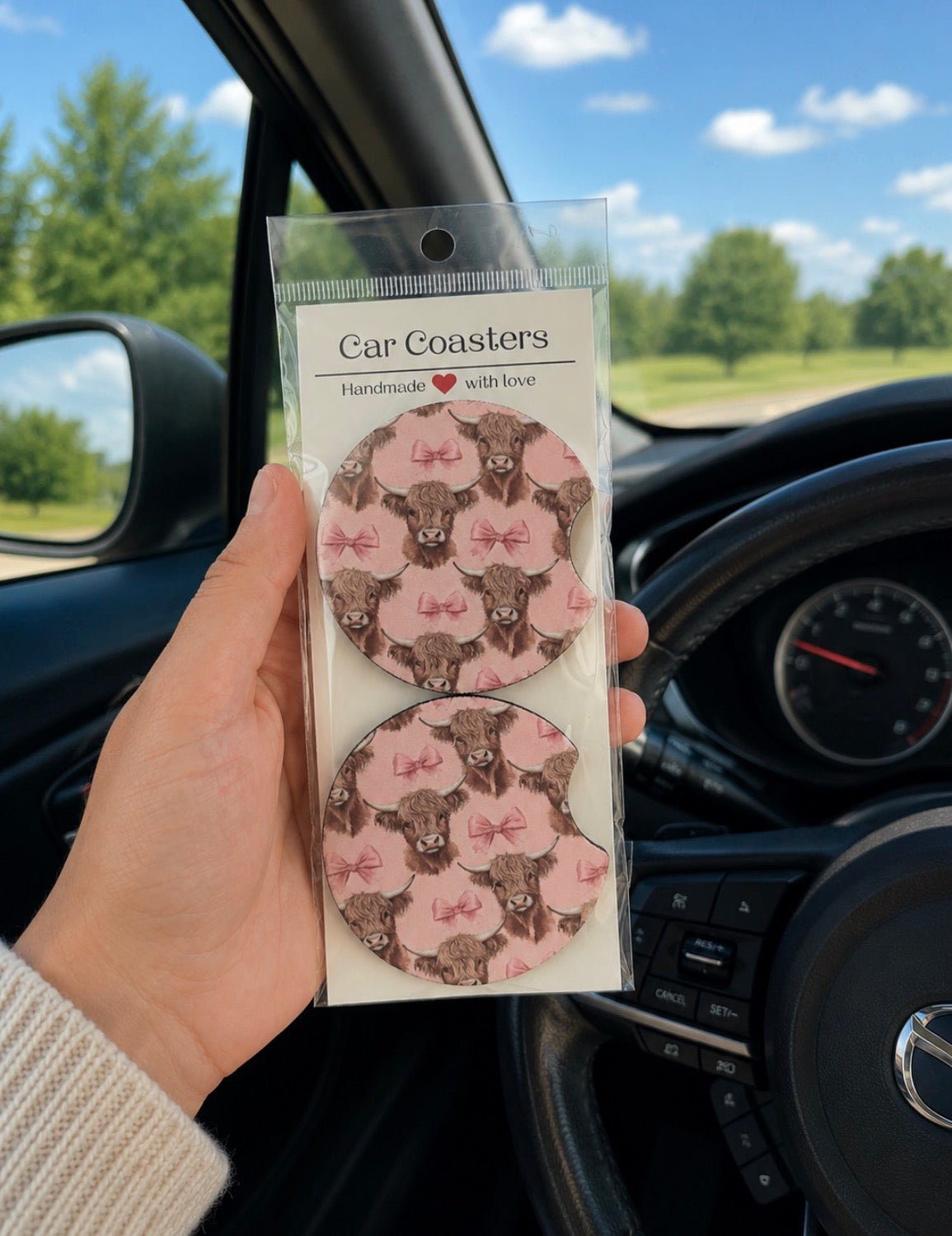 Highland Cows - Pink - Kaits Kreations