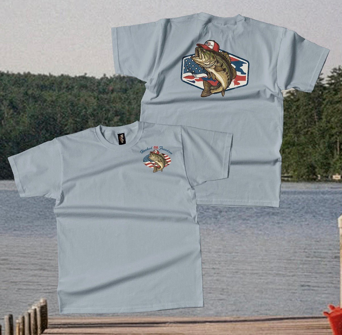 Red, White & Blue Fish - Kaits Kreations