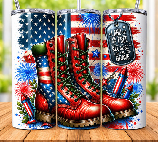Boots & Dog Tag