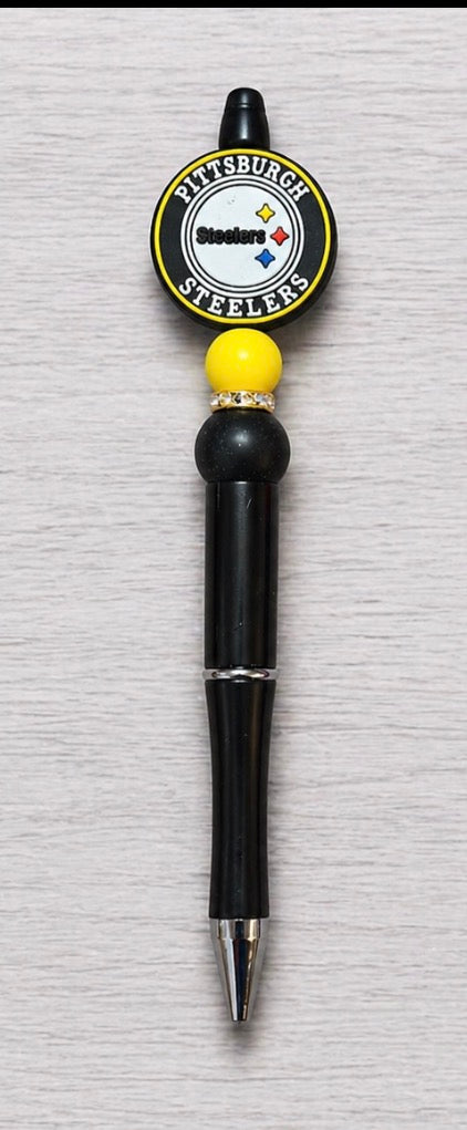 Black & Gold Beadable Pen