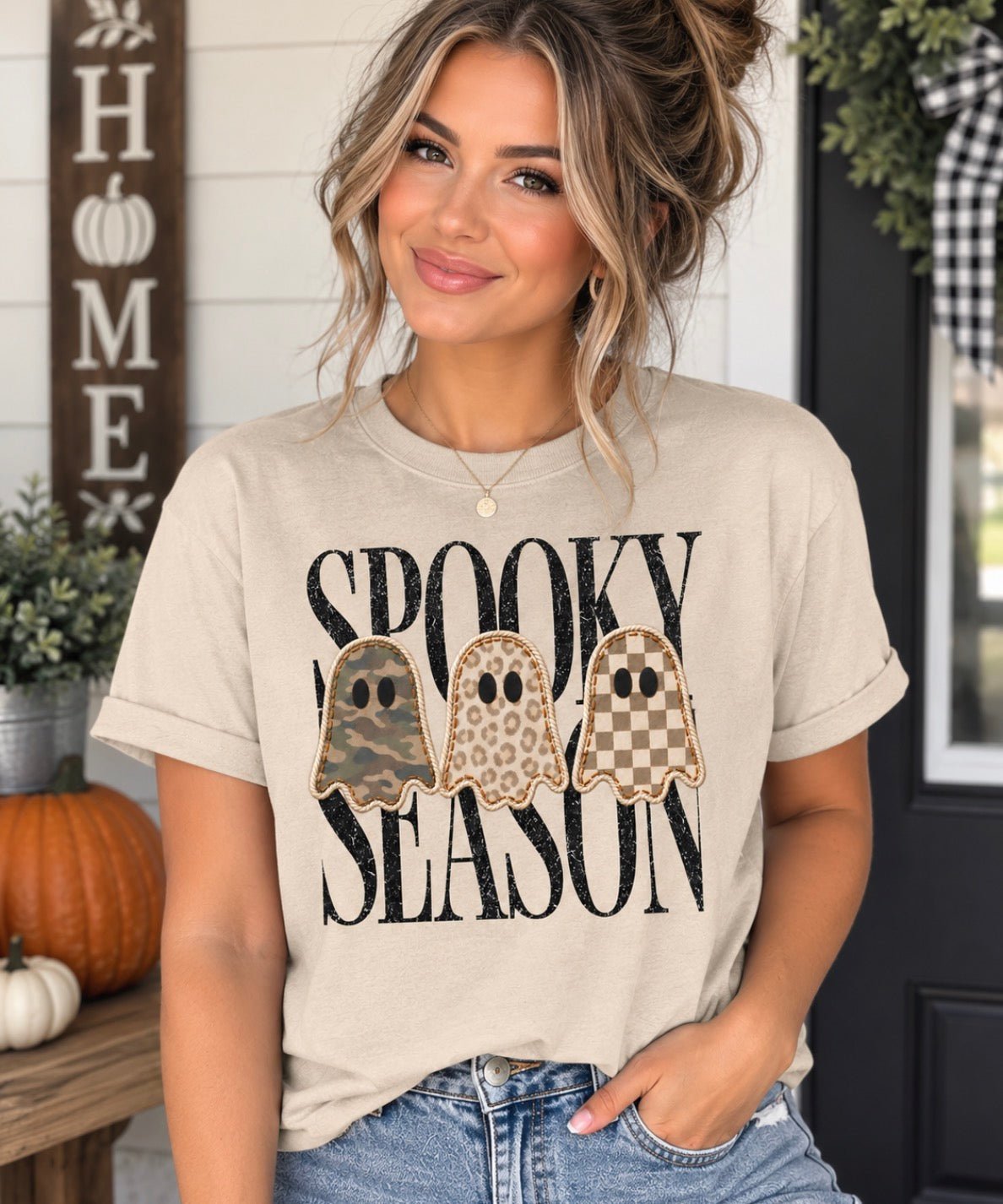 Spooky Season Ghost Trio - Kaits Kreations