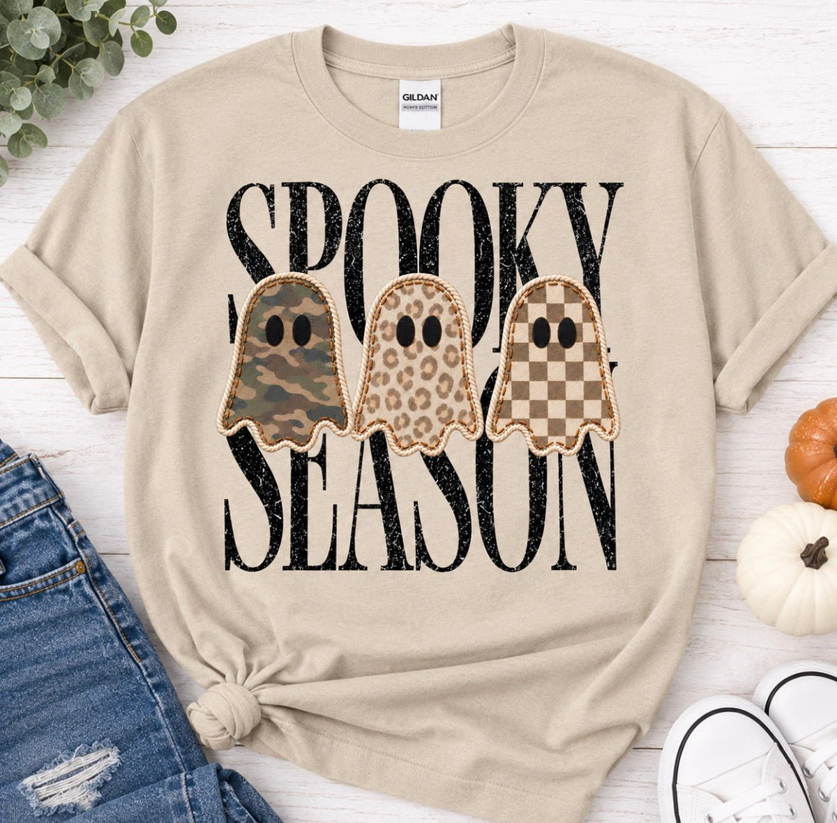Spooky Season Ghost Trio - Kaits Kreations
