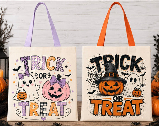 Trick or treat Tote Bags! - Kaits Kreations