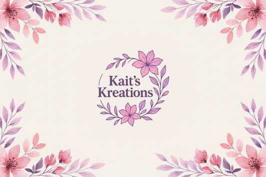 Kait's Kreations Hero Banner with Logo